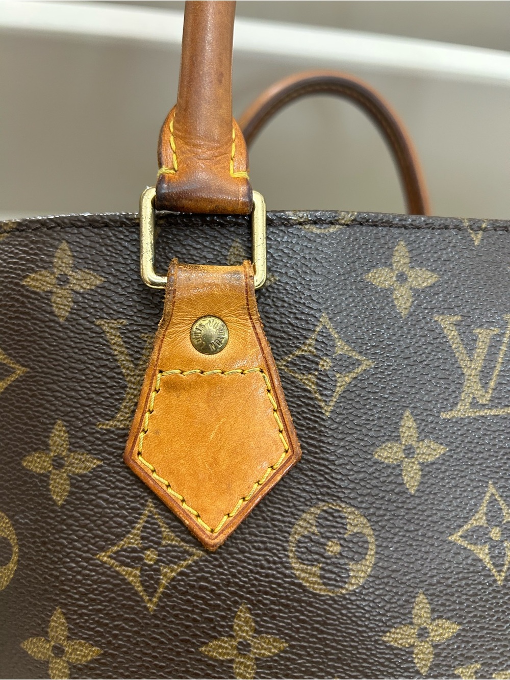 Authentic Vintage Louis Vuitton Monogram Sac Plat GM Tote Bag Handbag - Picture 4 of 17